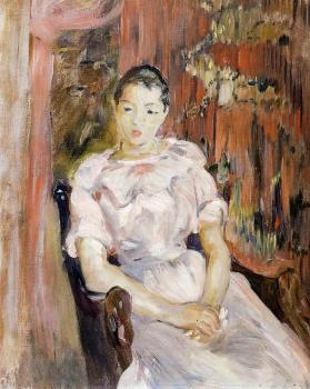 Berthe Morisot : Young Girl Resting